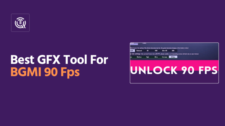 Best GFX Tool For BGMI 90 Fps Unlocked