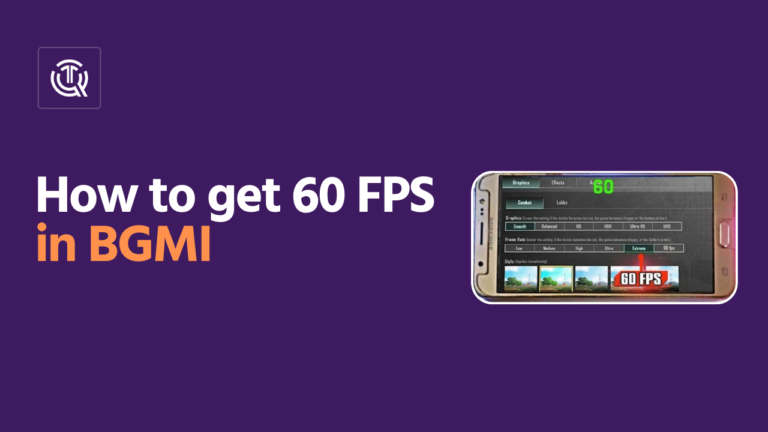 How to get 60 FPS in BGMI Without GFX Tool?