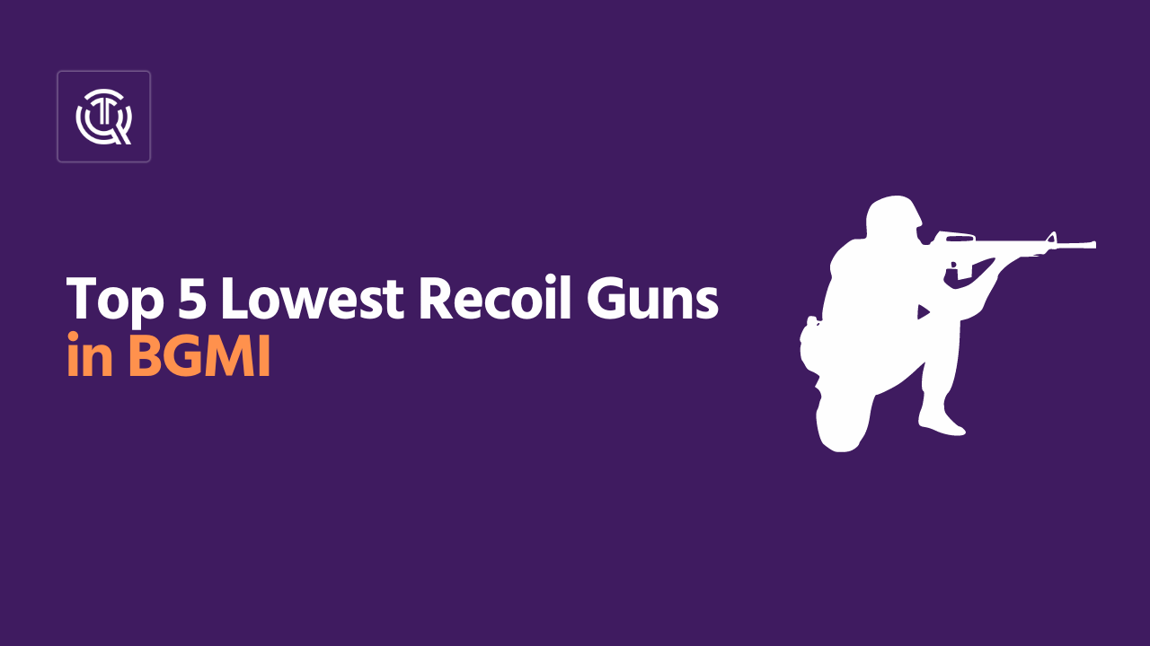 Top 5 Lowest Recoil Guns in BGMI
